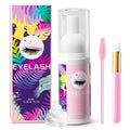 Lash Shampoo for Lash Extensions 60Ml Eyelash Extension Cleanser Lash Shampoo Cleaning Kit with Shampoo Brush & Mascara Brush-No Irritating