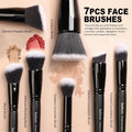 Raffaello Makeup Brushes 15Pcs Makeup Brush Set Premium Synthetic Powder Foundation Contour Blush Concealer Eye Shadow Blending Liner Make up