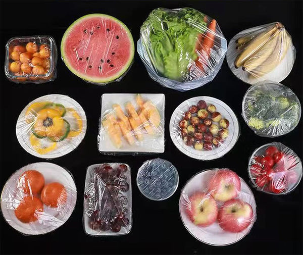 300PCS Disposable Bowl Covers Canning Lids, Disposable Bowl Covers Food Cover Stretch Edging, Flexible Storage Packaging for Storage Containers,