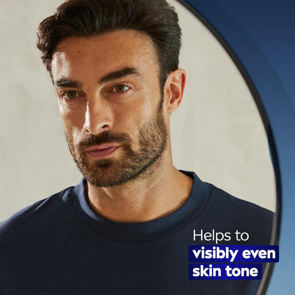NIVEA MEN Age Defense Advanced Face Serum for Dark Spots with Thiamidol (TM) + Hyaluronic Acid, Skin Care Gifts for Dad, Helps Reduce Look of Dark