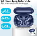 Kurdene Wireless Earbuds Bluetooth Headphones Sport,Over Ear Buds with Deep Bass Sound,60Hrs Playtime Earphones Redesigned Comfort Fit with