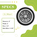 Parts Camp Front Drive Wheels Mtd/Troy-Bilt 734-04018, 734-04018A, 734-04018B, 734-04018C Lawnmower Wheels (Set of 2)