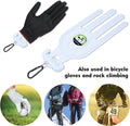 Golf Glove Holder Stretcher, 2PCS Durable Glove Support Frame Dryer Shaper Tool Accessories for Sports Gloves Maintenance, White, One Size