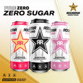 Rockstar Pure Zero Energy Drink, Orange, 0 Sugar, with Caffeine and Taurine, 16Oz Cans (12 Pack) (Packaging May Vary)