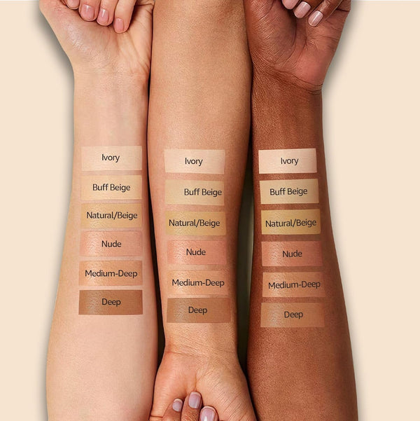 Mushroom Head Air Cushion CC Cream - BB Cream Face Makeup Foundation for Mature Skin Moisturizing Concealer Brighten Long-Lasting, Even Skin Tone