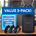 IMPRESA [3 Pack] Gasket Replacement for Baratza Encore Grinder - Gasket Coffee Replacement for Baratza Virtuoso Coffee Grinder & Conical Burr