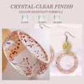 Bsrezn 1000G UV Resin Hard, Crystal Clear Solar Activated UV Glue for Jewelry Making (1000G)