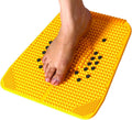 Aci Acupressure Reflexology Magnetic Pyramidal Therapy Power Pain Relief Energy Foot Health Mat Set of 1 + Sujok Rings Set of 5 L X W X H â 30 X