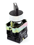 Uxcell 22Mm Latching 2 NO Three 3-Position Rotary Selector Select Switch ZB2-BE101C