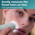 Philips Beauty Series 5000 Electric Shaver and Personal Groomer for Women, Cordless & Compact, Hypoallergenic Head, Gentle & Quick Hair Removal