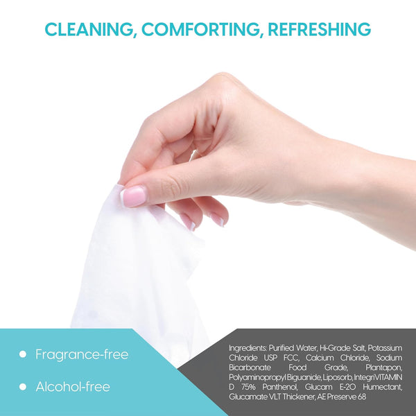 Clear C Eyelid Wipes Pre-Moistened for Dry Eyes â Rinse Free Eye Lid Cleaning Wipes â Individually Wrapped Travel Eye Wipes, 1 Box of 30