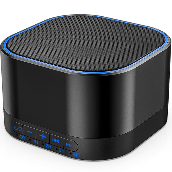 Magicteam Sound Machine White Noise Machine with 20 Non Looping Natural Soothing Sounds Memory Function 32 Levels of Volume Powered by AC or USB