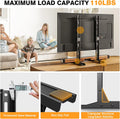 TAVR Universal Table Top TV Stand Base TV Legs for Most 22 32 37 40 42 47 50 55 65 LCD LED Plasma Flat Screen Tvs, Height Adjustable Leg TV