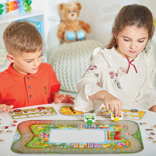 Orchard Toys Moose Games Bus Stop Game. a Fun Introduction to Addition and Subtraction. Pick up and Drop off Passengers on Your Bus. for Ages 4-8