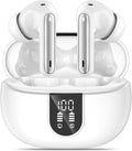 Wireless Earbuds, Bluetooth 5.3 Headphones 40Hrs Playtime Deep Bass Stereo In-Ear Earbud, LED Power Display, Call Noise Canceling Headphones with