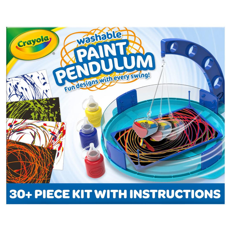 Crayola Paint Pendulum (30Pcs), Washable Paint Kit, Kids Arts & Crafts, Art Toys for Girls & Boys, Gift for Kids, Ages 7+