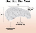 Kitsch Microfiber Hair Towel Wrap for Women - Microfiber Towel, Super Absorbent, Quick Dry, Anti-Frizz - for Long and Short Hairs, Turbans for