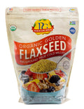Premium Gold Flax Products Organic Ground Flax Seed, 4 Lbs.