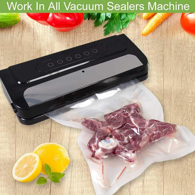 6 Pack 8"X20'(3Rolls) and 11"X20' (3Rolls) Vacuum Sealer Bags Rolls for Food,Commercial Grade, BPA Free,Puncture Prevent