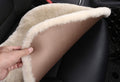Genuine Sheepskin Car Seat Cushion Natural Fur Wool Seat Cover for Cars Trucks SUV Soft Comfort Office Chair Protector Pad Car Accessories