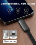 4 in 1 USB Charging Cable PD 60W Fast Charging & Data Sync USB C Cable Multi Charging Cable with Type C/USB a Ports for Power Bank, Galaxy, 10 Inches