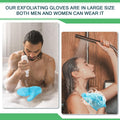 Karenhi 2 Pcs Honeycomb Exfoliating Glove Set Exfoliating Bath Mitt Honeycomb Face and Body Scrubber Shower Mitt for Cleaning Body Shower Face