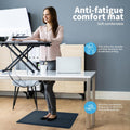 Art3D anti Fatigue Mat - 1/2 Inch Cushioned Kitchen Mats - Comfort & Non Slip Cushion for Standing Desk, Office or Garage Floor (17.3"X28",