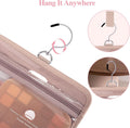 Toiletry Bag for Women, Travel Toiletry Bag with Hanging Hook Makeup Organizer, Waterproof Large Capacity Travel Bag for Accessories, Shampoo,