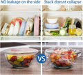 Silicone Stretch Lids, Durable & Eco-Friendly Elastic Lids Reusable Heat Resistant Various Sizes Cover for Bowl(White-6Pack)