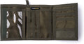 Chameleon Trifold Men Nylon Wallet - Military Tactical Mens Wallets- ID Card Holder - Canvas Thin Front Pocket Travel Wallet -Coin Zipper Pocket OLIVE
