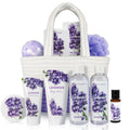 Spa Gift Baskets for Women - Body & Earth 11Pcs Lavender Gift Sets with Bubble Bath, Shower Gel, Body Lotion, Birthday Gifts for Women, Spa Kit