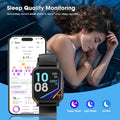 Fitness Tracker, Fitness Watch with Blood Oxygen, Blood Pressure & Heart Rate Monitor, Steps Calories Counter, Sleep Monitor, Pedometer 50 Meters