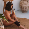 B.Tan Dark Self Tanner Kit | Get Tanned Bundle - Best Mousse W/Tanning Mitt Applicator, 1 Hour Express Sunless Foam, Fast Bronzing Glow, No Fake