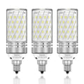 TSOCO E12 LED Bulbs,12W LED Chandelier Light Bulbs,100 Watt Equivalent,6000K Daylight White,1200Lm,Non-Dimmable Ceiling Fan Light Bulbs,Pack of 3