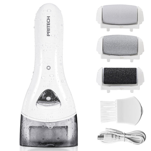 Electric Foot Callus Remover, Rechargeable Portable Electronic Foot File Pedicure Tools, Electric Callus Remover Kit, Professional Pedi Feet Care