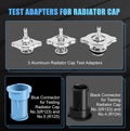 JIFETOR Radiator Pressure Leakage Tester Vacuum Cooling System Purge Coolant Refill Tool Kit 28PCS Universal Automotive Water Tank Leak Test
