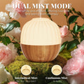 SALKING Essential Oil Diffuser, 300Ml Aromatherapy Diffuser for Essential Oils, Ultrasonic Diffuser with Adjustable Mist Mode Timers, Cool Mist