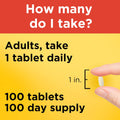 Nature Made Vitamin C 500 Mg, Dietary Supplement for Immune Support, 100 Tablets, 100 Day Supply