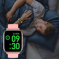 Smart Watch, 1.77"" Watches for Android Ios Men Women IP68 Waterproof Smartwatch, More Sport Modes Fitness Activity Detection, Sleep Monitor Steps