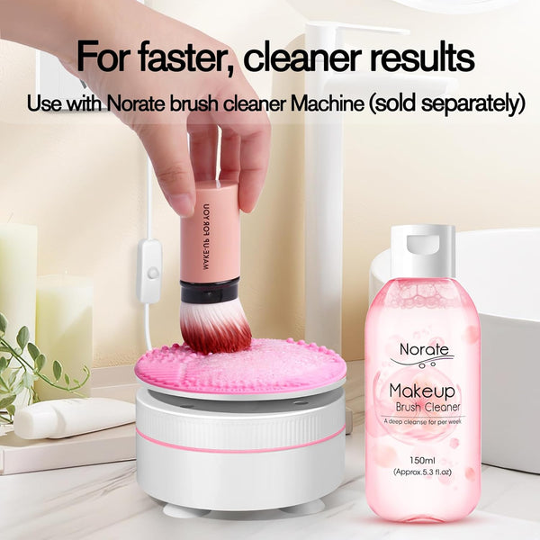 Norate Makeup Brush Cleaner, Make up Brush Cleansers Solution, Makeup Cleaner for Makeup Brushes, Beauty Sponge, Powder Puff, Deep Clean Brush