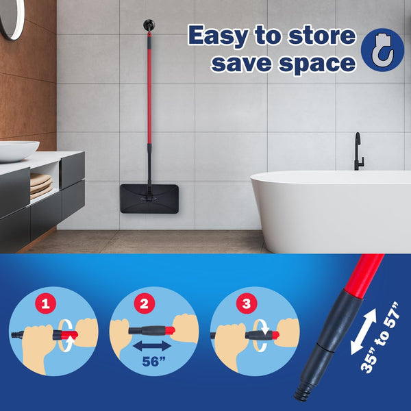 Matthew Microfiber Mop Refills Compatible with Hardwood Floor 'N More, Mop Head Replacement Reusable for Large Surface Compatible with Shmop and