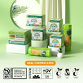 Compostable Bags for Kitchen Compost Bin, 1.2 Gallon, 125 Count, Certified by BPI and ASTM, Leakproof and Odor Control