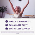 Zzzquil Pure Zzzs Advanced Melatonin Gummies, Melatonin 10Mg, Sleep Aid, with Chamomile & Lavender, Melatonin Sleep Gummies, Sleep Aids for