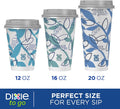 Dixie to Go Medium Paper Coffee Cups with Lids, 12 Oz, 26 Count, Disposable Cups for On-The-Go Hot Beverages