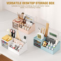 Subsky Makeup Organizer with Drawers, Easy Storage for Beauty Products Brushes, Multifunction Plastic Desk Organizer, Cosmetics Organizer for