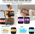 Smart Watch for Men Women Compatible with IOS Android Phone, 1.83" Full Touchscreen IP68 Waterproof Smartwatch,Fitness Tracker with Make/Recive