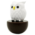 Blinky Owl, Non-Electric Ceramic Diffusers for Essential Oils and Aromatherapy Fragrance, White Ceramic Diffusers in Car or Desk Office Decor and