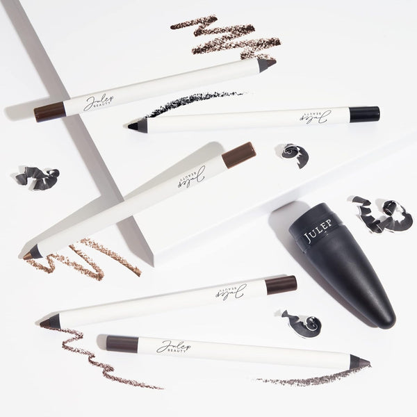 Julep Cosmetic Makeup Pencil Sharpener - Eyeliner, Lip Liner and Eyebrow Pencils - Compact Travel Friendly - Easy to Clean - Universal Sharpener