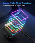 Nulaxy 54W Bluetooth 5.3 Car Adapter with 4 Charging Ports [PD 36W & QC3.0 18W], Wireless Radio FM Transmitter with Deep Bass Player & 5 Colors