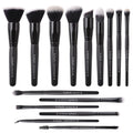 Raffaello Makeup Brushes 15Pcs Makeup Brush Set Premium Synthetic Powder Foundation Contour Blush Concealer Eye Shadow Blending Liner Make up